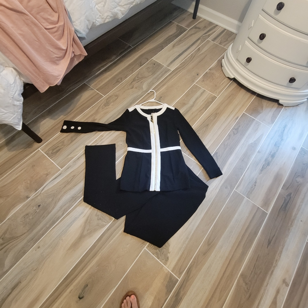 Boston Proper travel pant suit